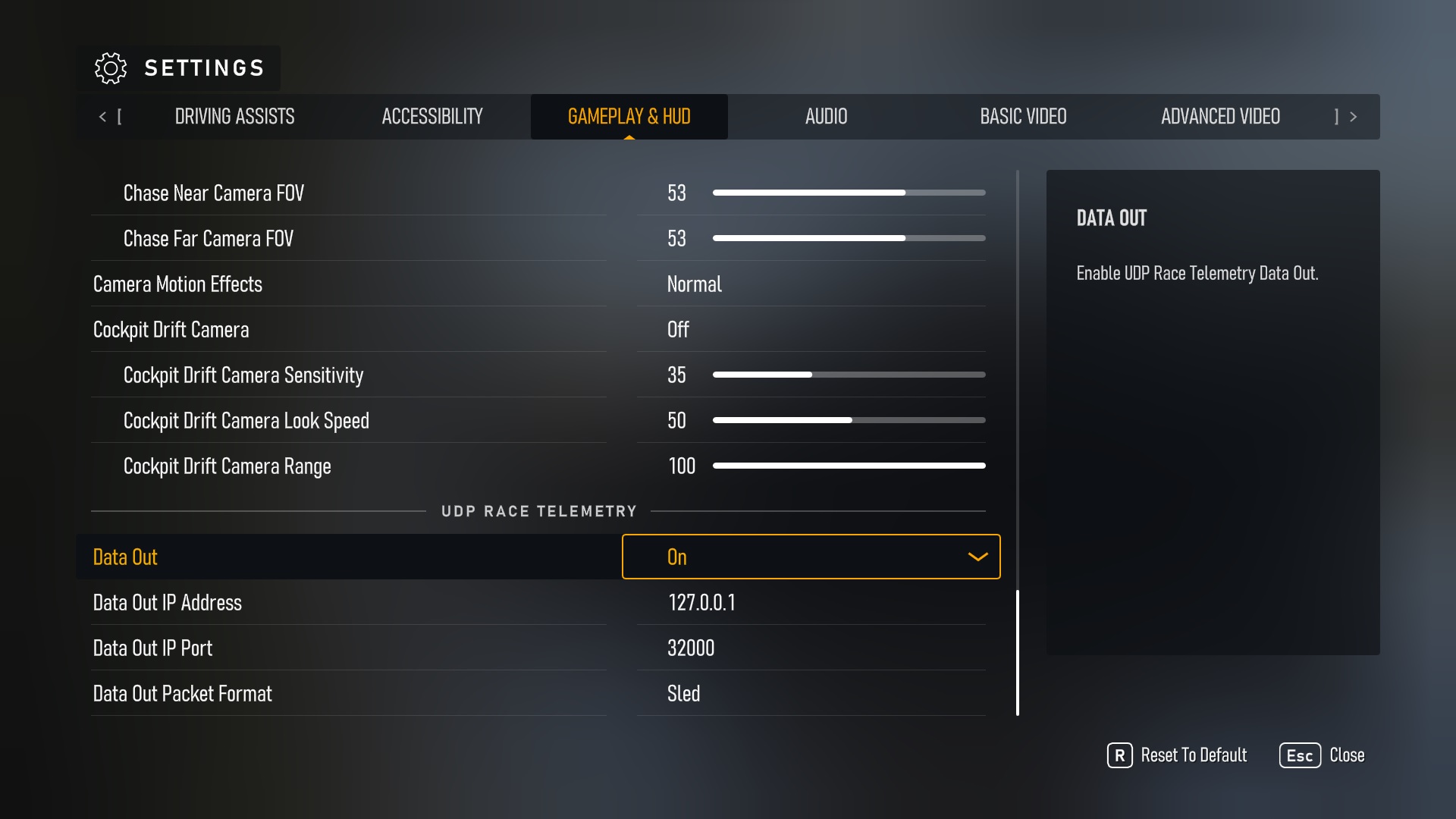 How to activate DBOX haptics in Forza Motosport